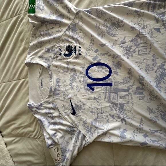 FIFA World Cup Qatar 2022 France 2nd Kit.  Kylian Mbappe - Picture 2 of 6